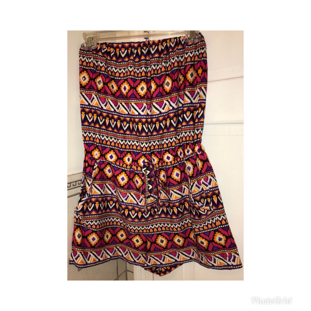Aztec design romper